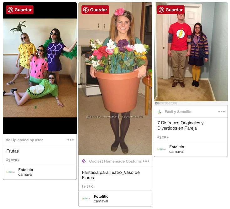 Más disfraces molones para Carnaval