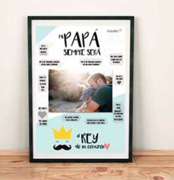 Mi papá siempre será el Rey de mi Corazón