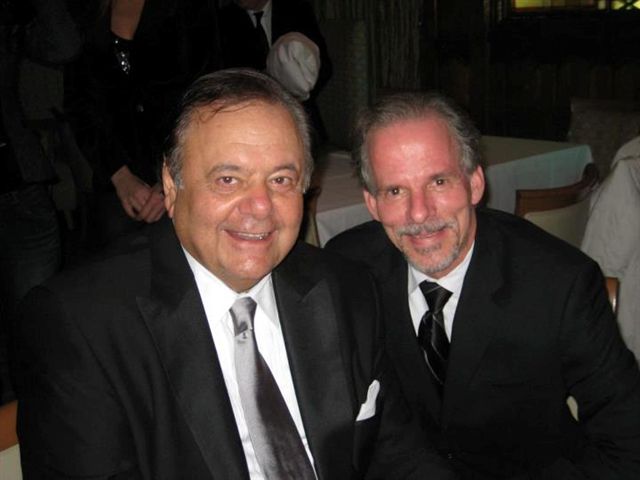With client Paul Sorvino
