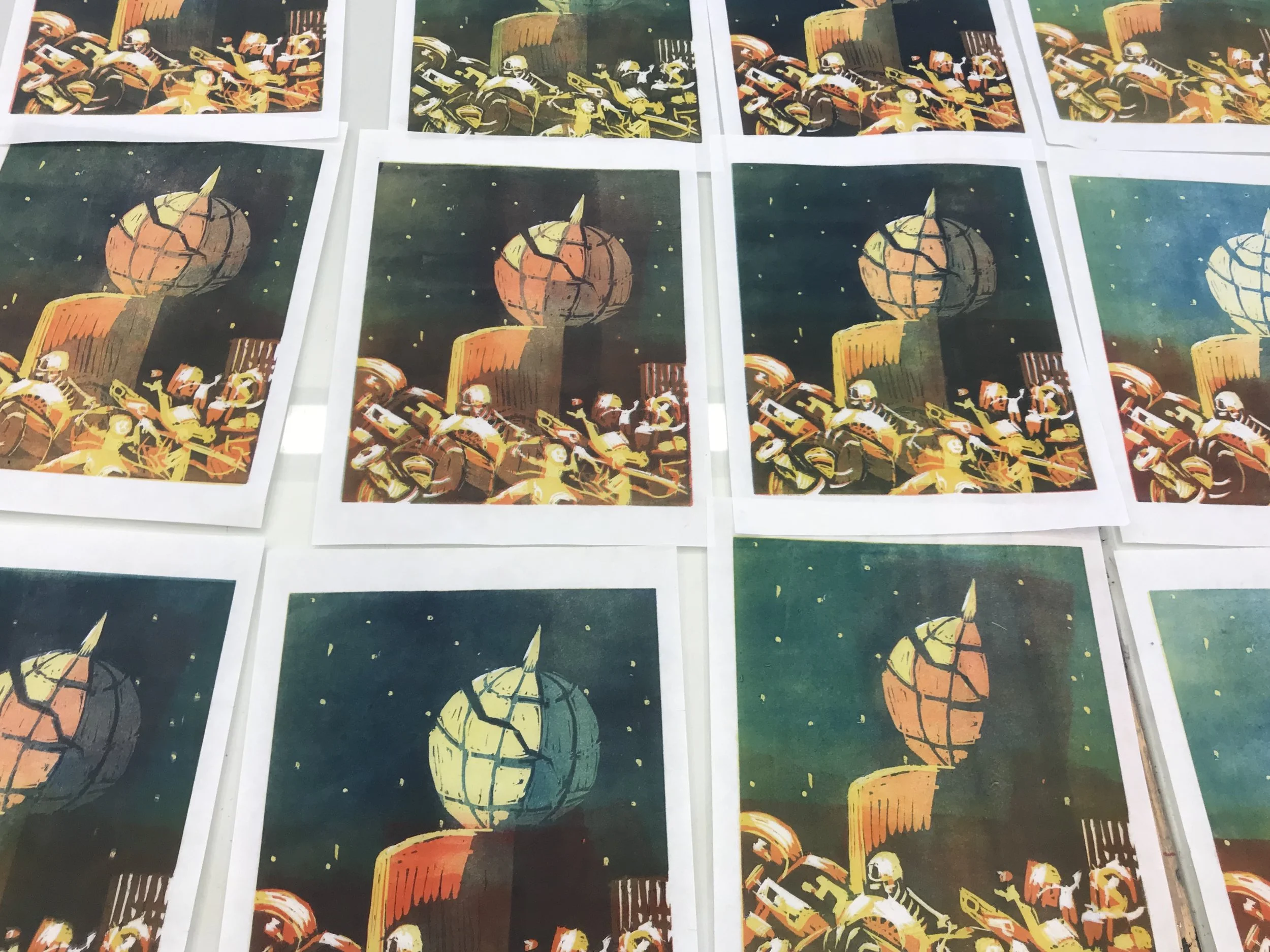 I like the group better than I like one individual print.