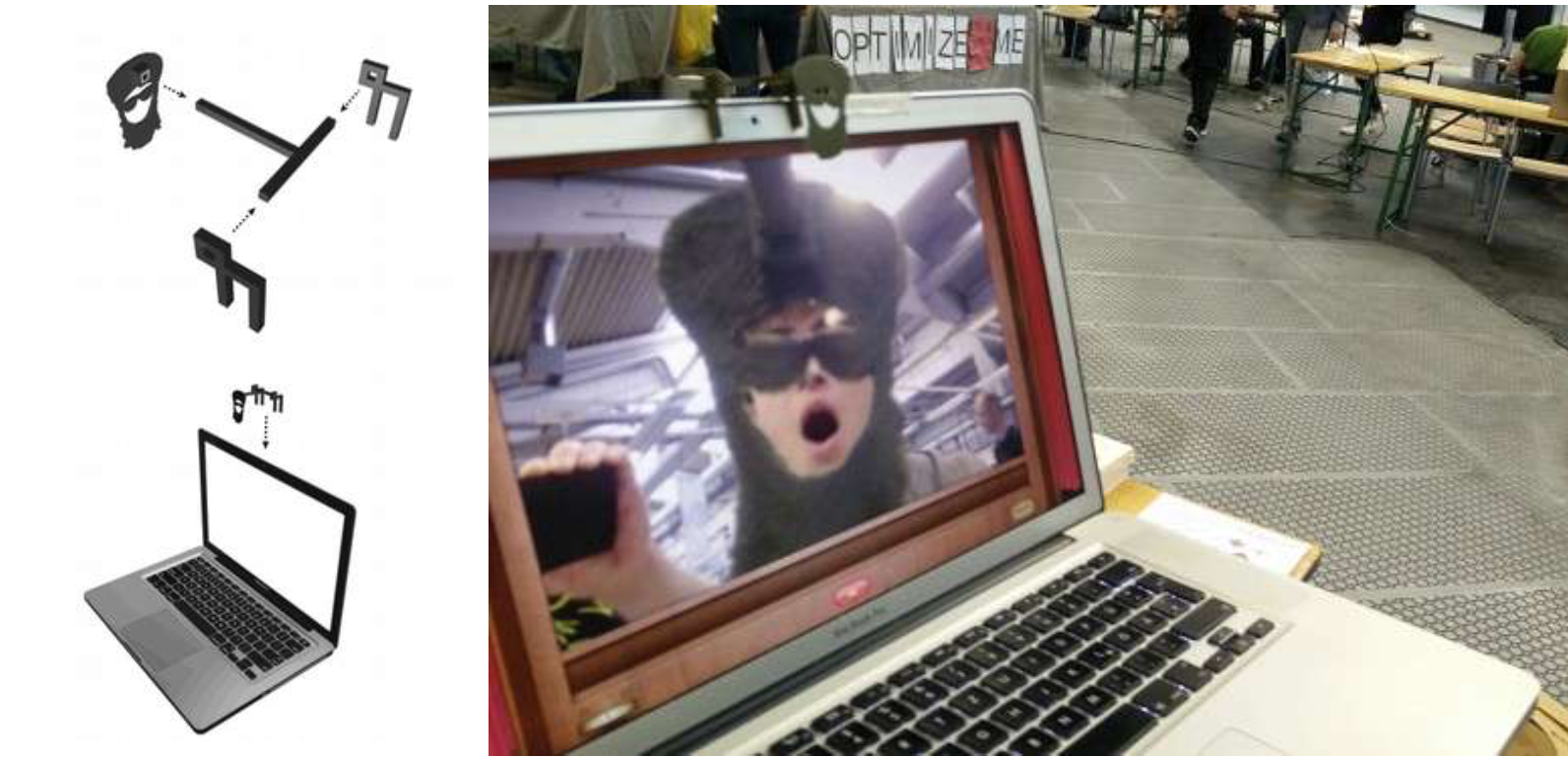 Universal Suspect Aren't we all a little supicious? (a webcam cover for laptops)