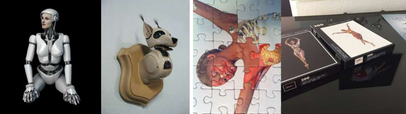 HOLOLECon n°32 (hologramme sur tablette) / Trophée de chasse (robot) / Ballerine (puzzle à assembler)