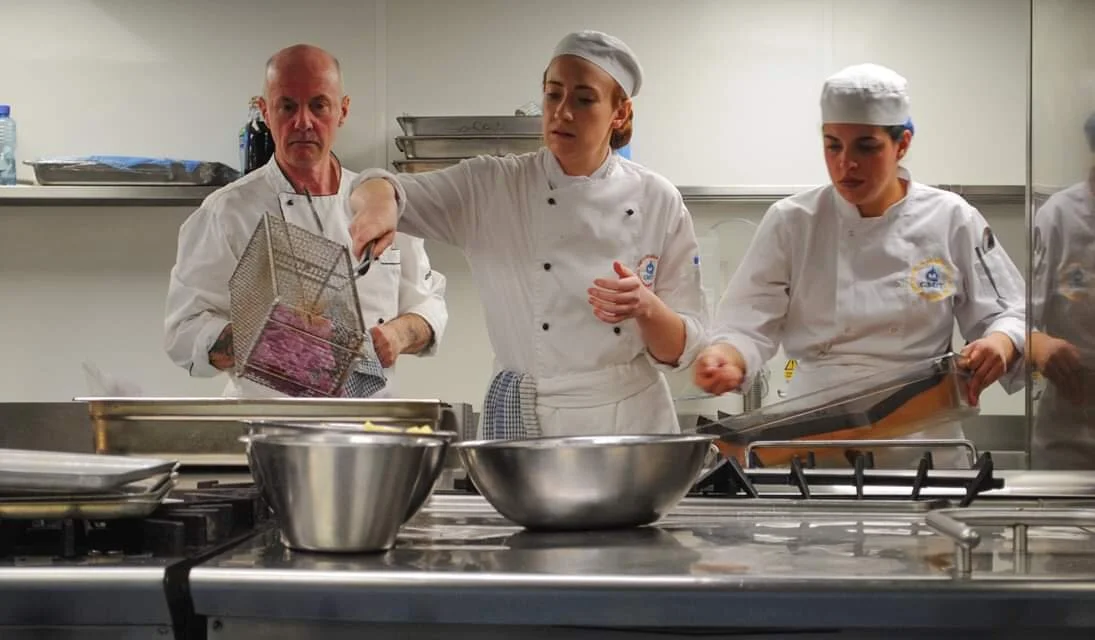 Multiple Award Winning Chef, Dr. Martin Ruffley, teaching at GMIT.