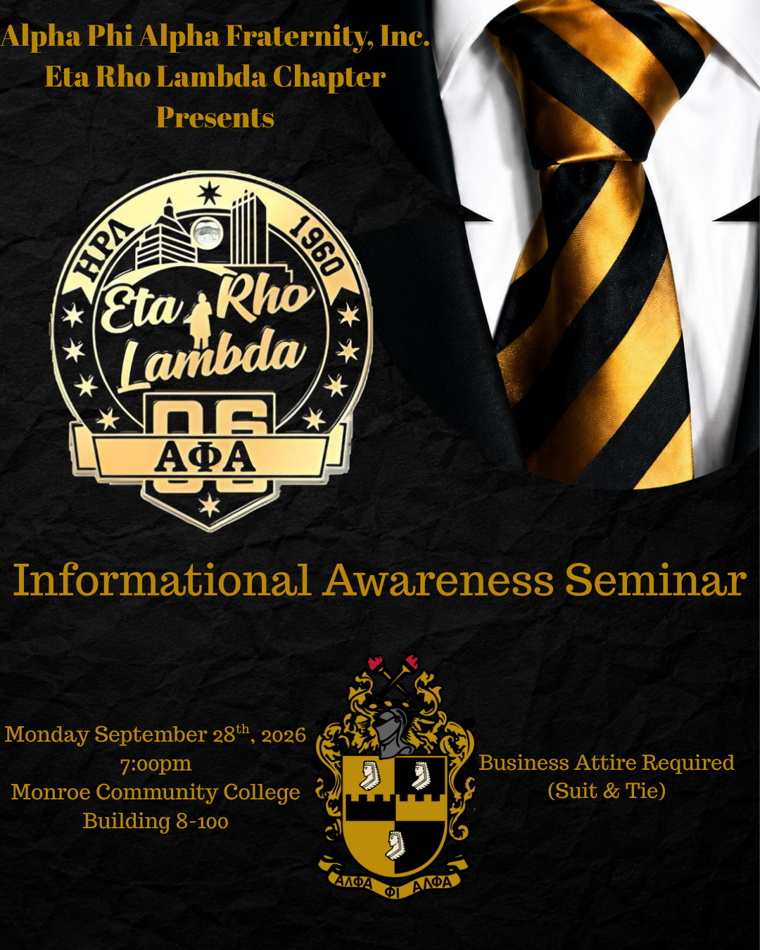 Alpha Phi Alpha Fraternity, Inc. Information & Awareness Seminar