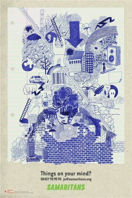Samaritans Billboard - Doodles