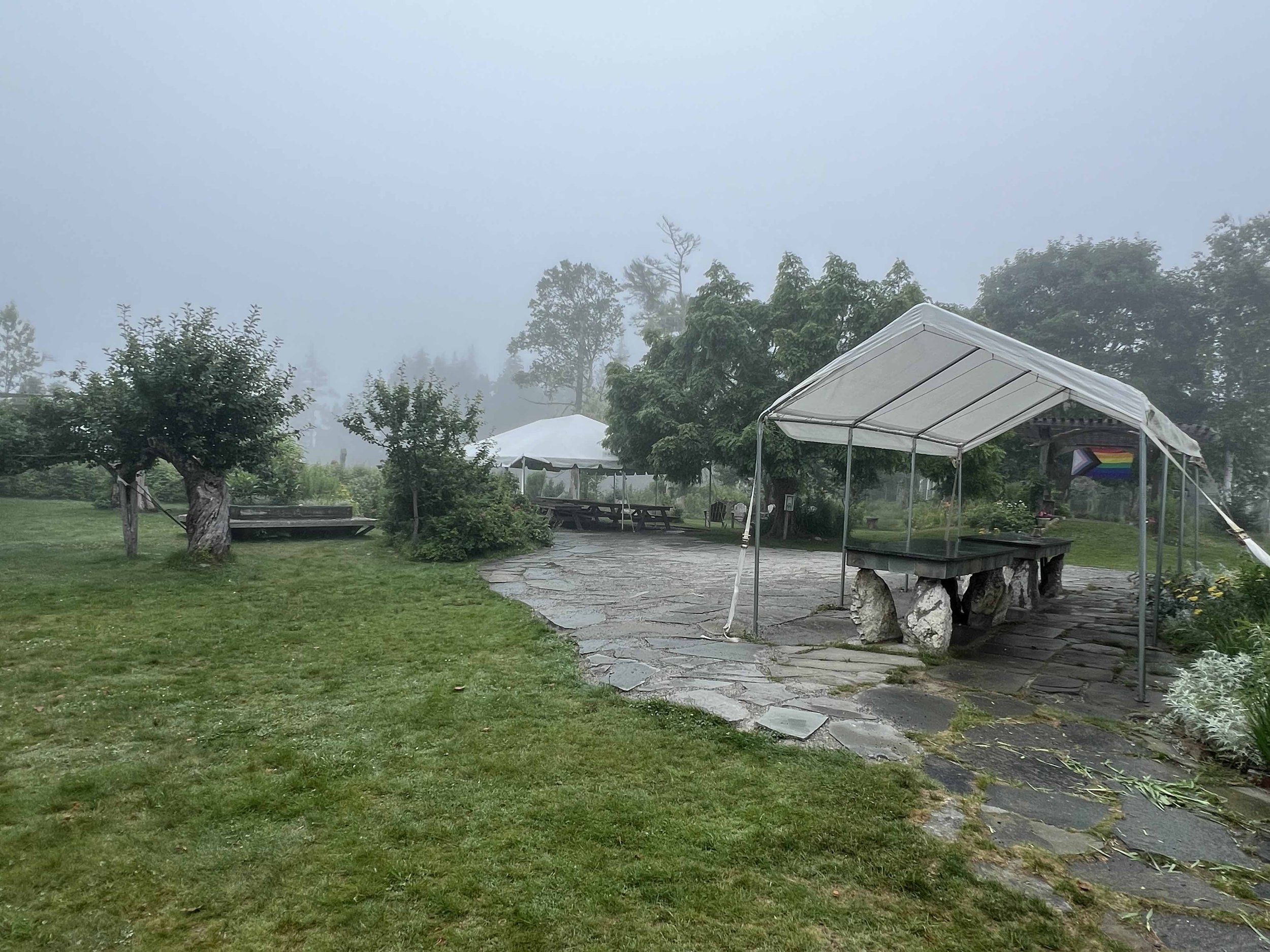 Hog Island main camp area