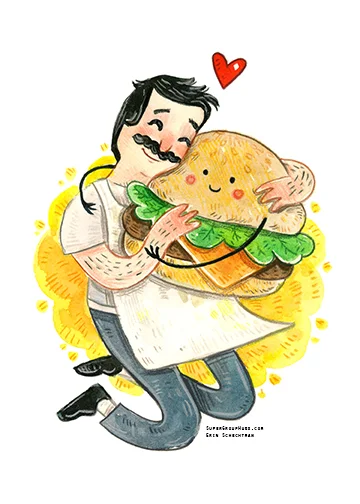 Bob's Burgers - Bob & Burger HUG