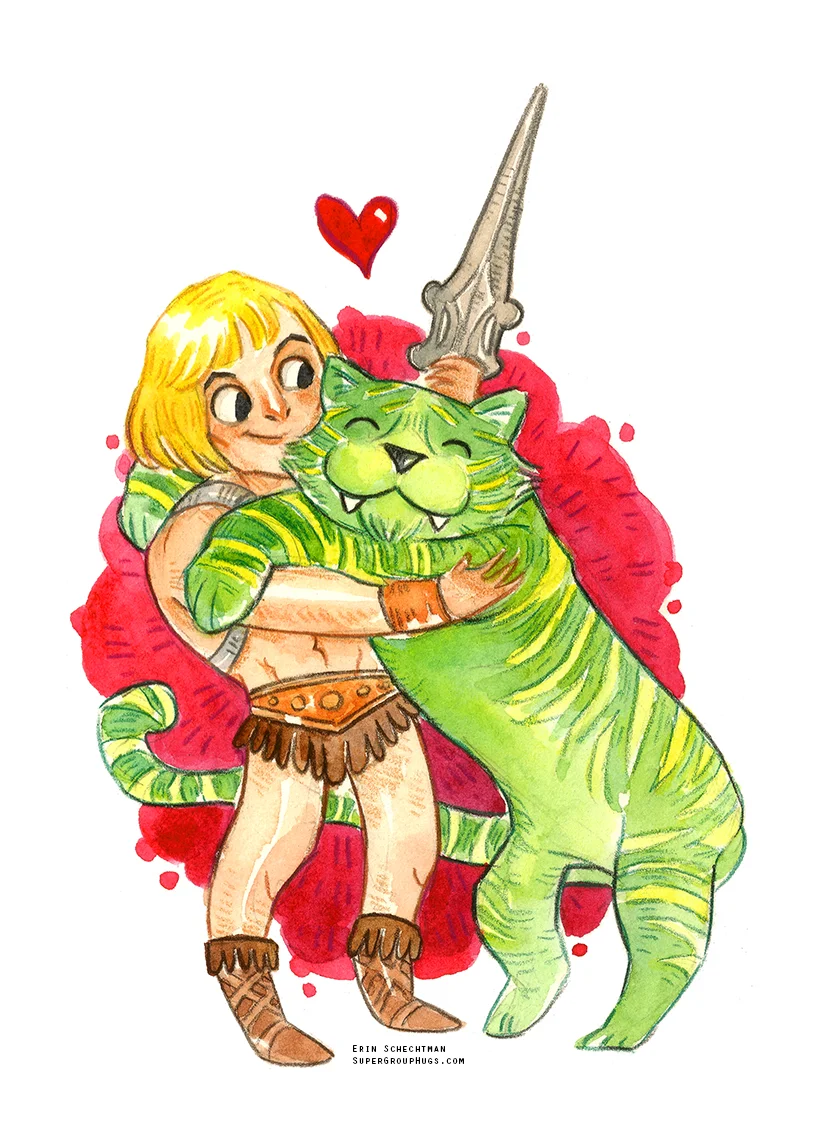 He-Man & Cringer HUG