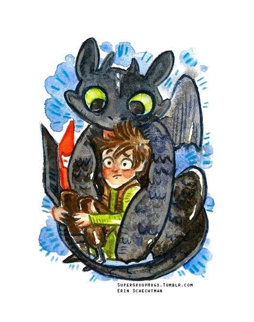 How to Train Your Dragon - Hiccup & Toothless
