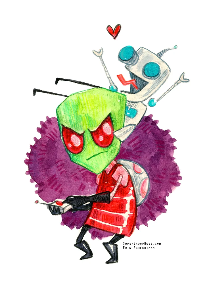 Invader Zim & Gir HUG