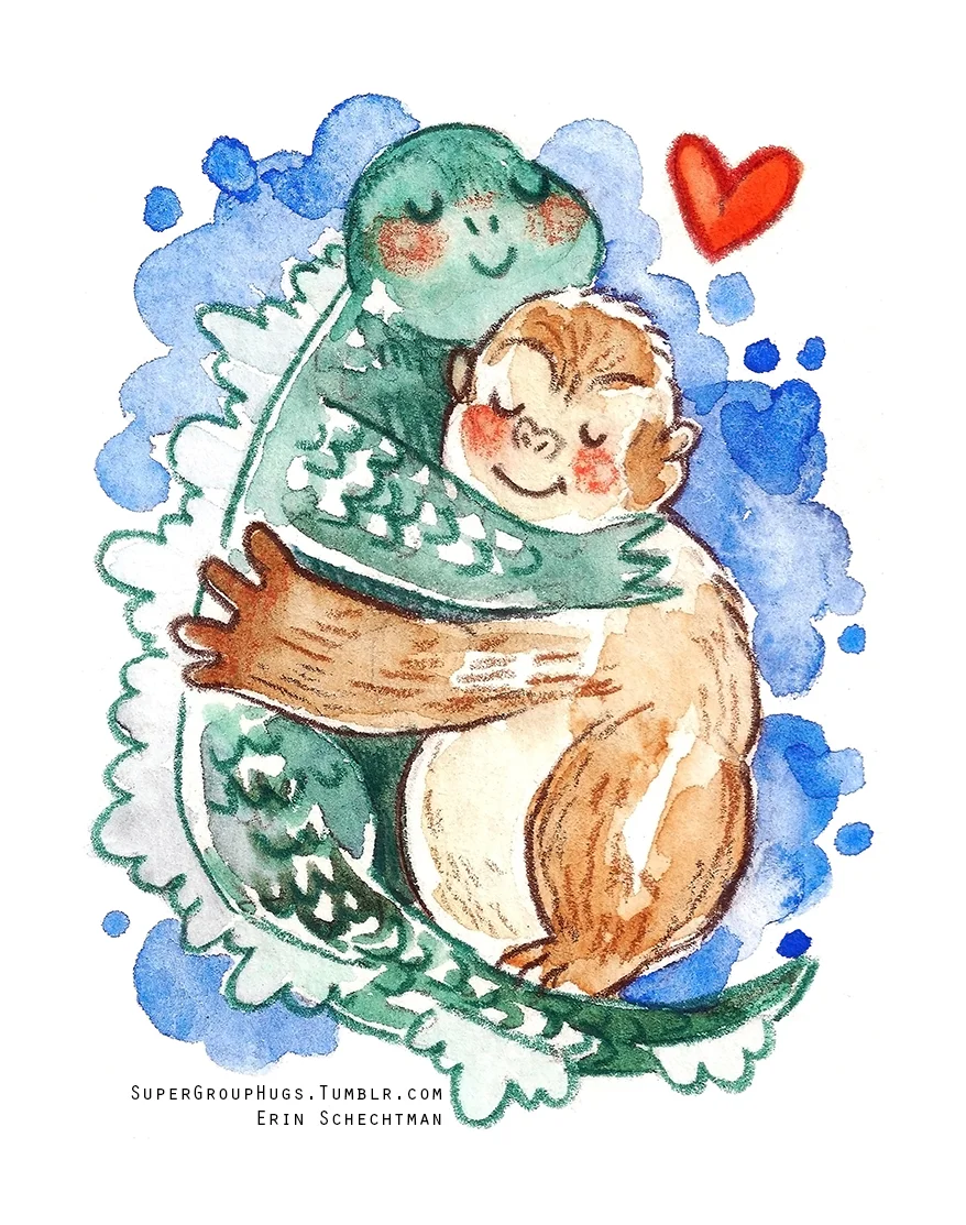 King Kong & Godzilla HUG