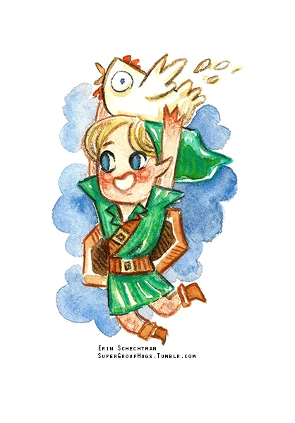 The Legend of Zelda - Link & Cucco HUG
