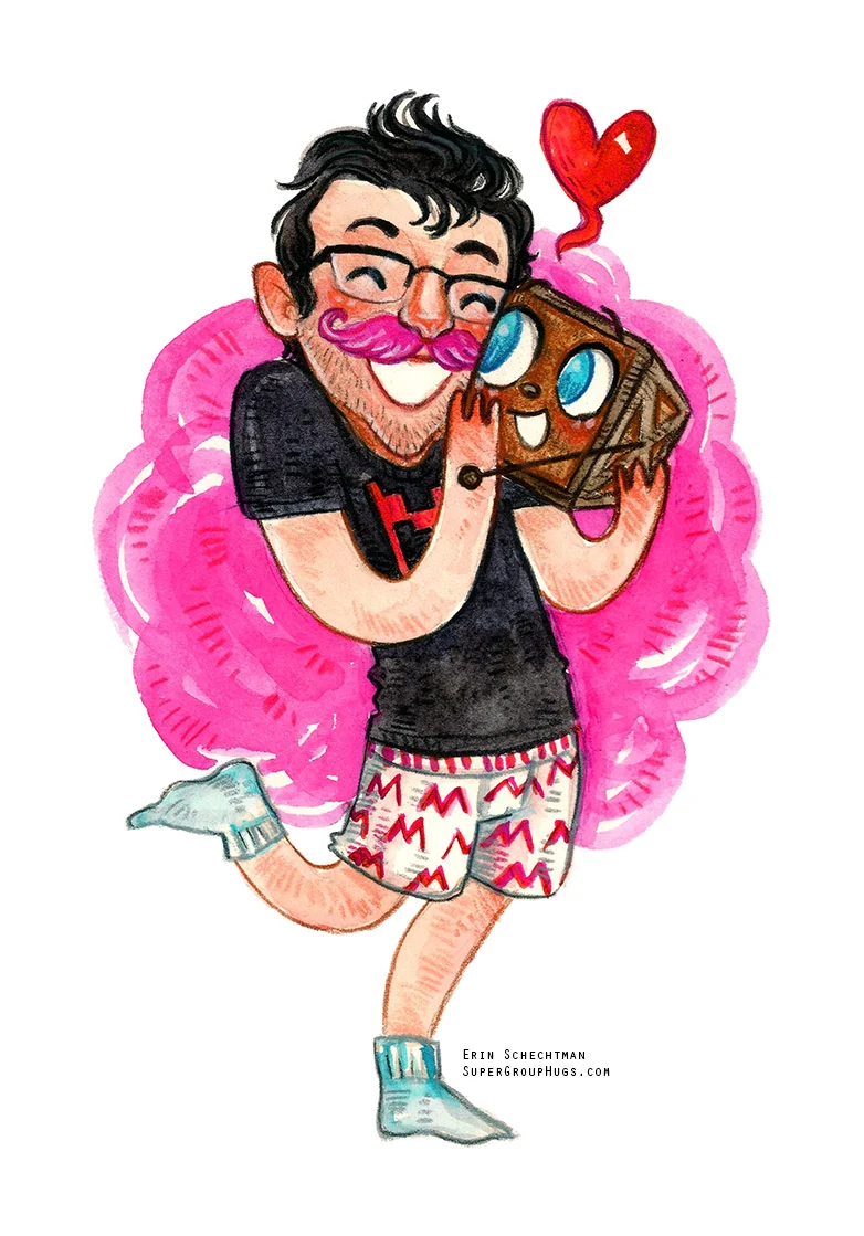 Markiplier & Tiny Box Tim HUG