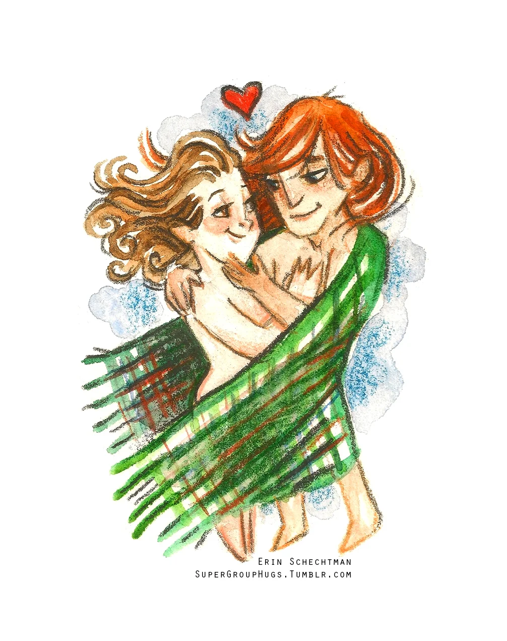 Outlander - Claire & Jamie HUG