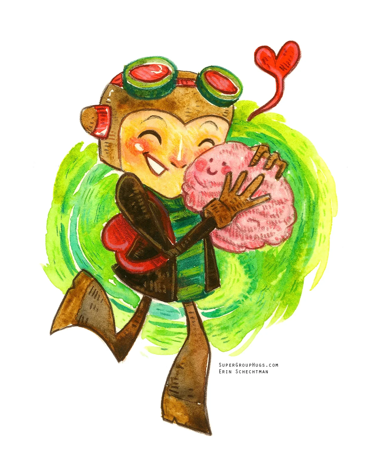 Psychonauts - Raz and Brain HUG