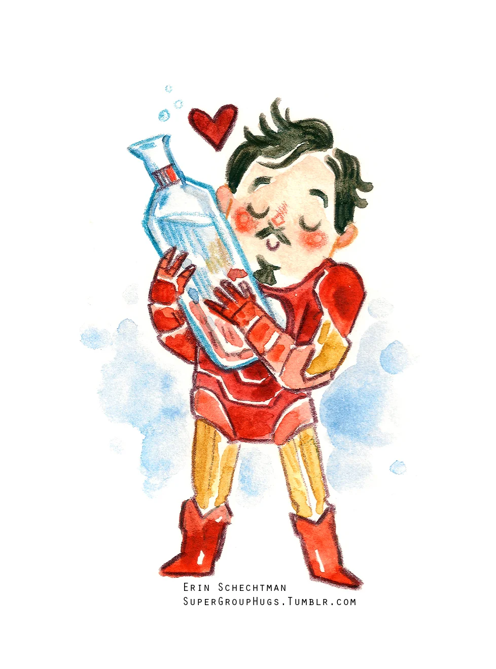 Iron Man & Booze HUG