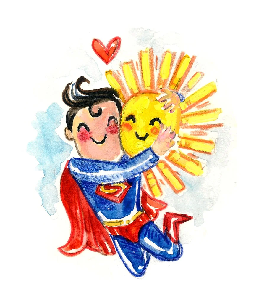 Superman & the Sun HUG