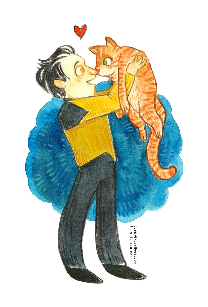 Star Trek The Next Generation - Data & Spot HUG