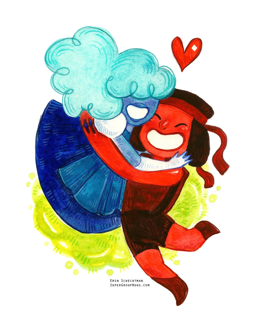 Steven Universe - Ruby & Saphire