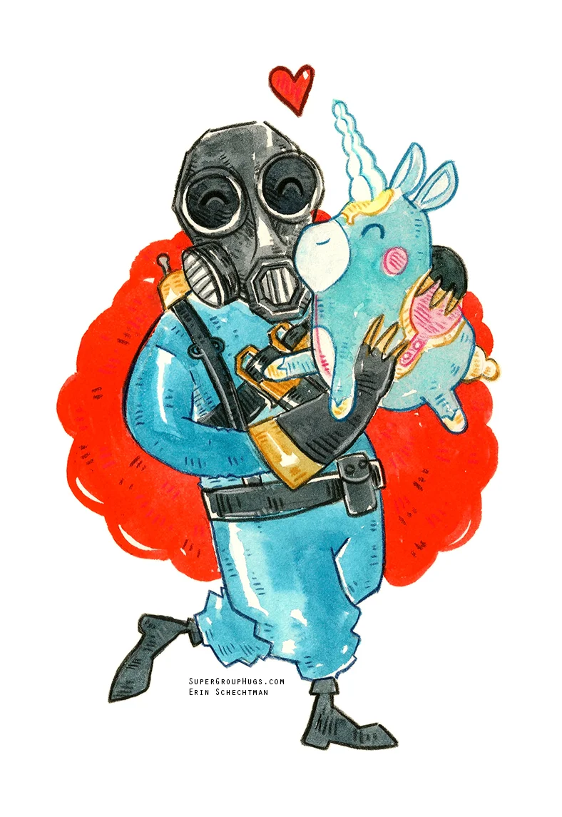 Team Fortress 2 - Pyro & Baloonicorn