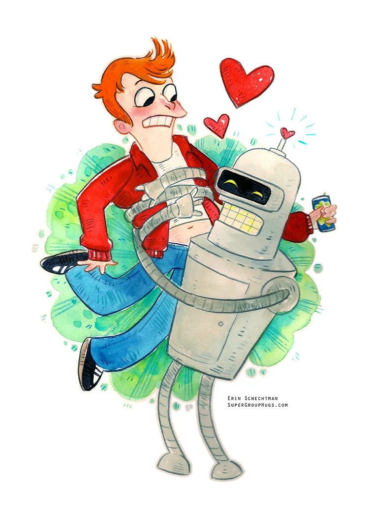 Futurama - Fry & Bender