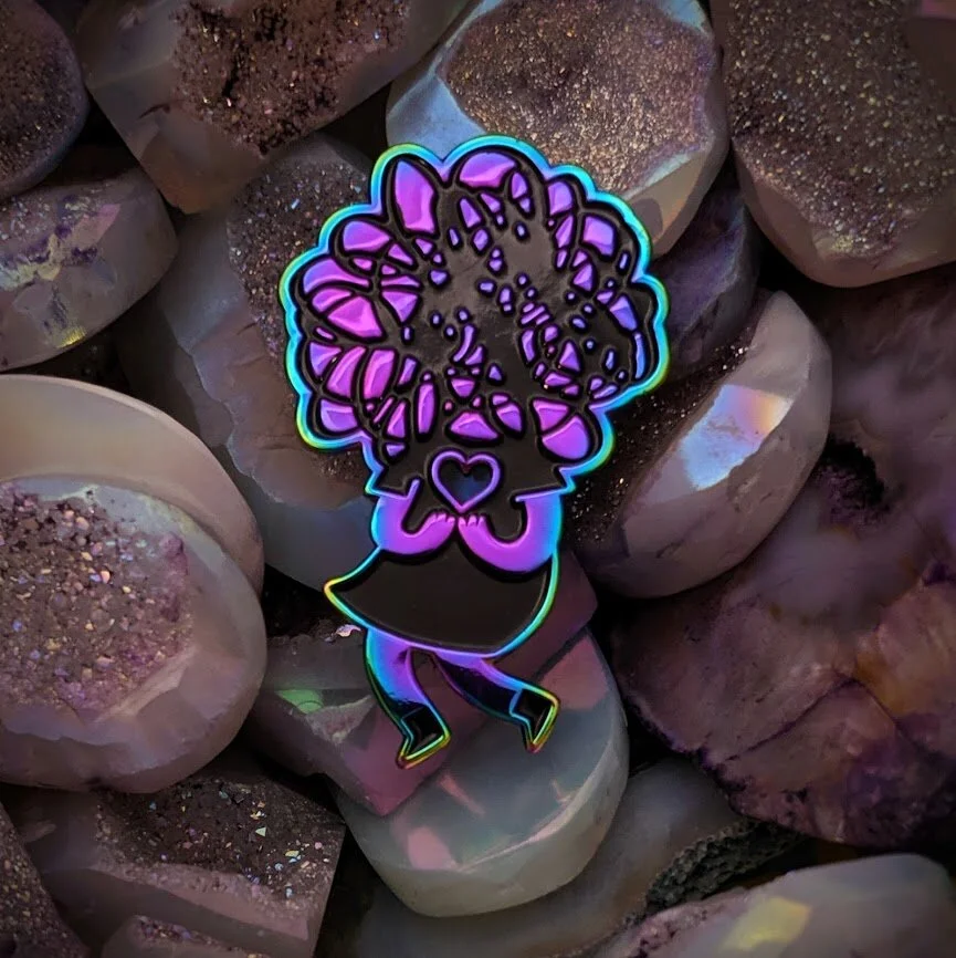 Scribble Girl - Enamel Pin