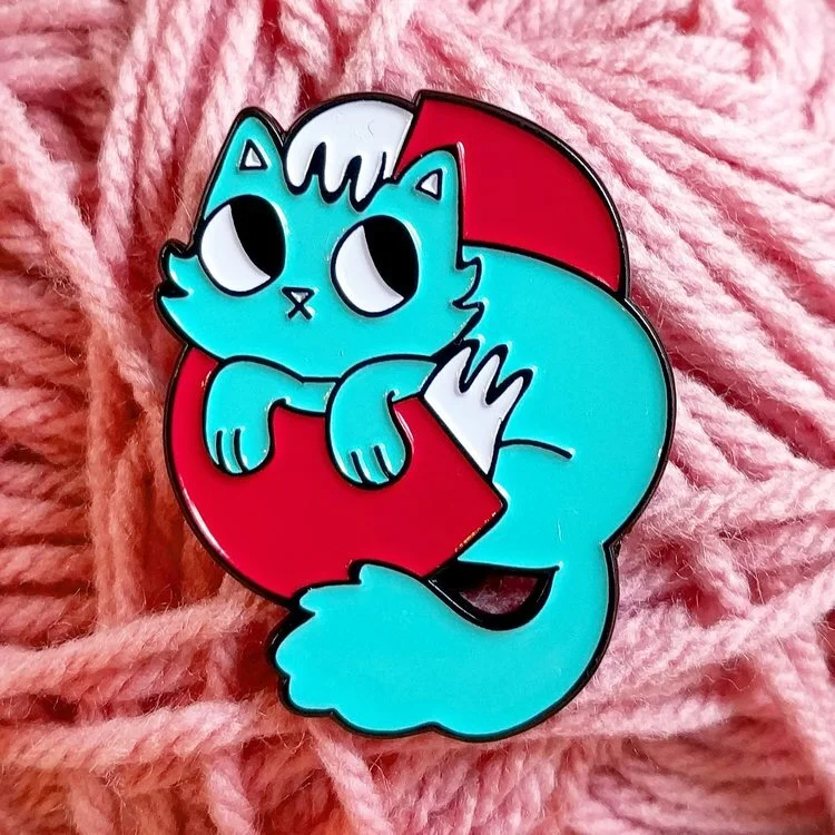 Kitty Kuddlez - Enamel Pin