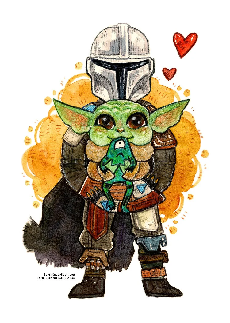 The Mandalorian - Baby Yoda HUG