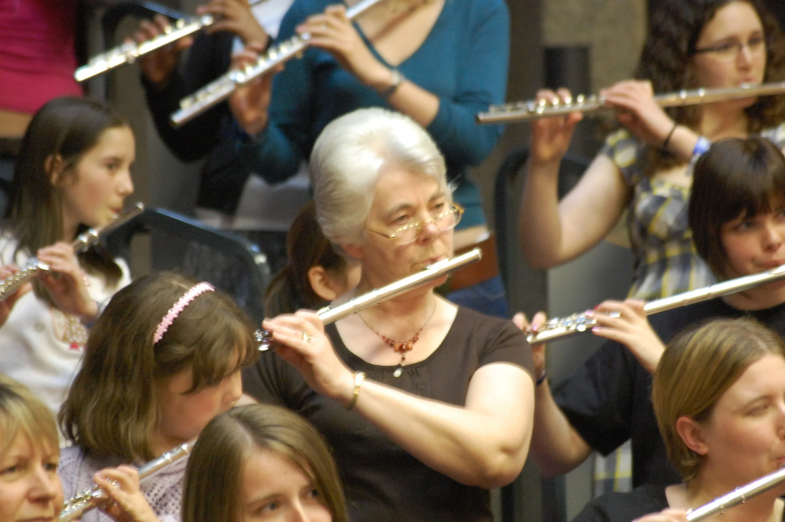 Prizes for flute choir competition