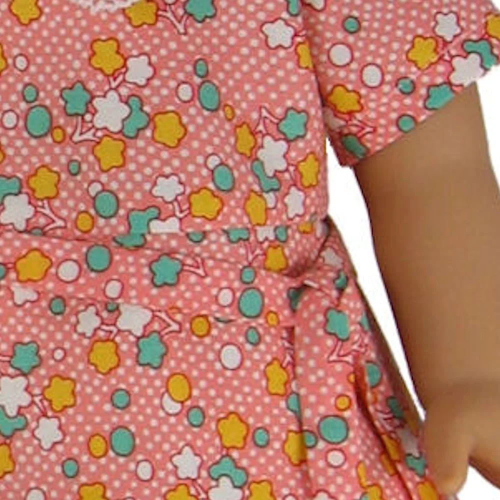 sewing pattern for american girl dolls 1930s dress