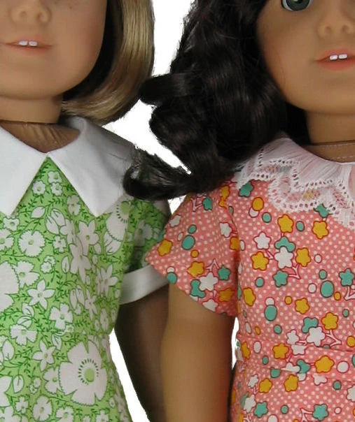 BunnyBear Great Depression 1930s feedsack doll dress pattern