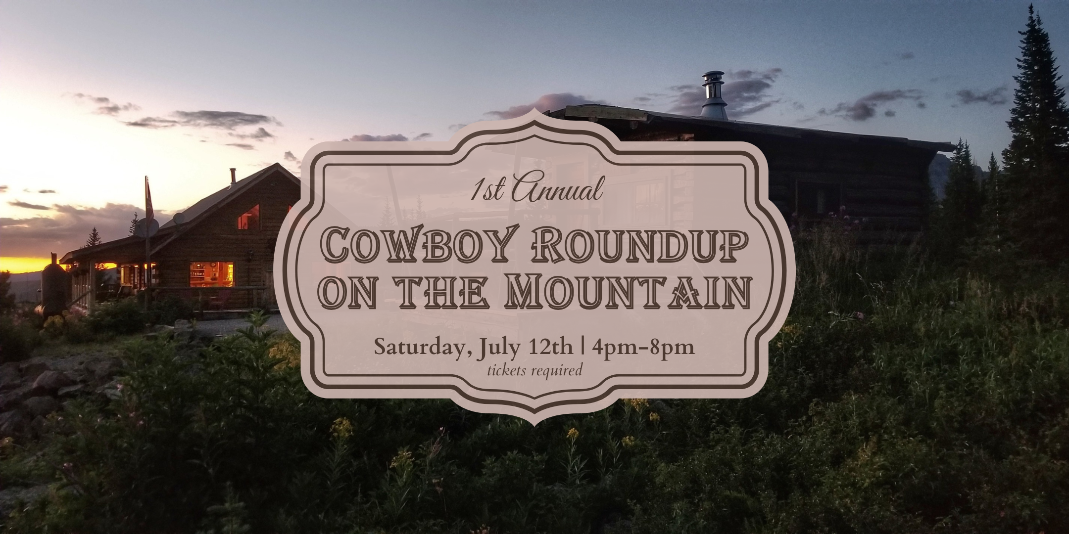 1st Annual Cowboy Roundup on the Mountain