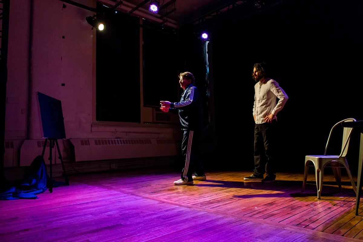 L to R: Terrence Montgomery as Tom and Sean Shannon as Paul