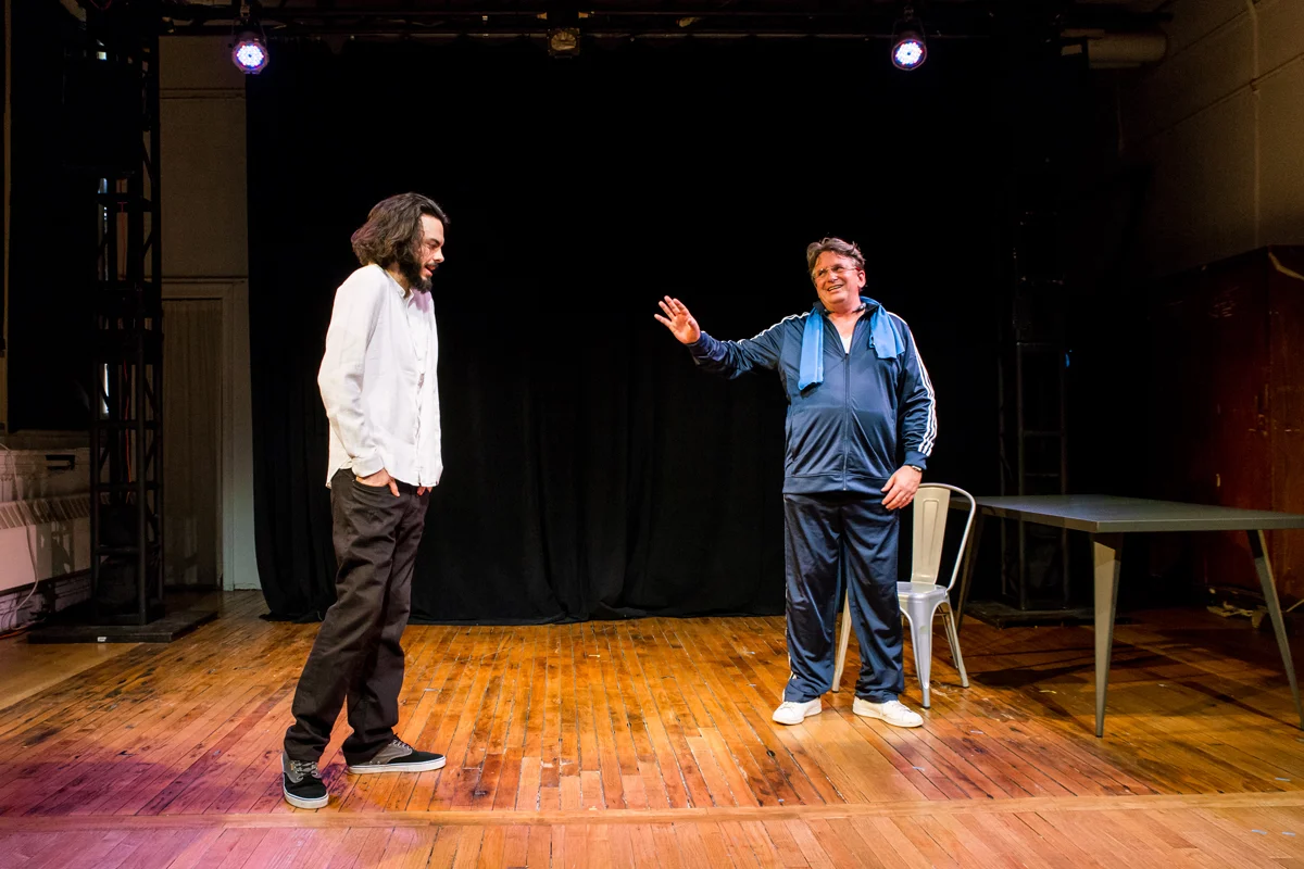 L to R: Sean Shannon as Paul and Terrence Montgomery as Tom