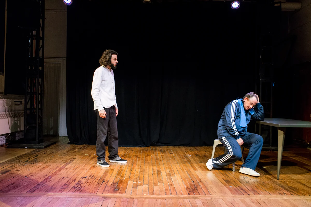 L to R: Sean Shannon as Paul and Terrence Montgomery as Tom