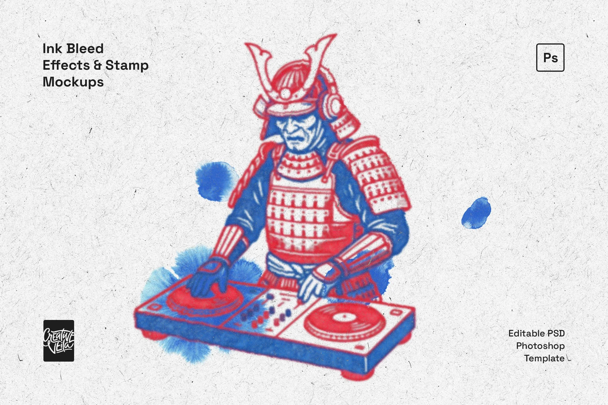 Ink Bleed Effects & Stamp Mockups