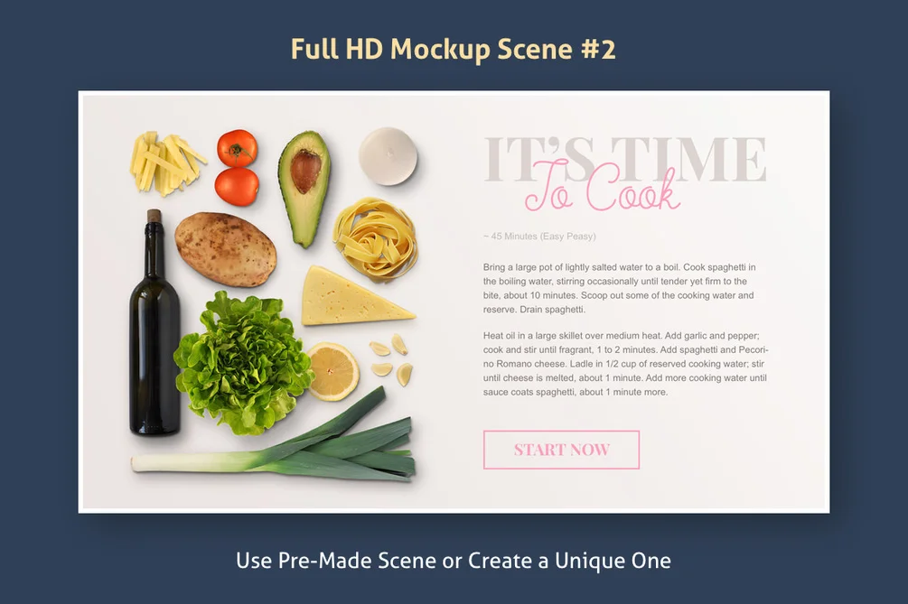 Delicious Scenes Mockup Set