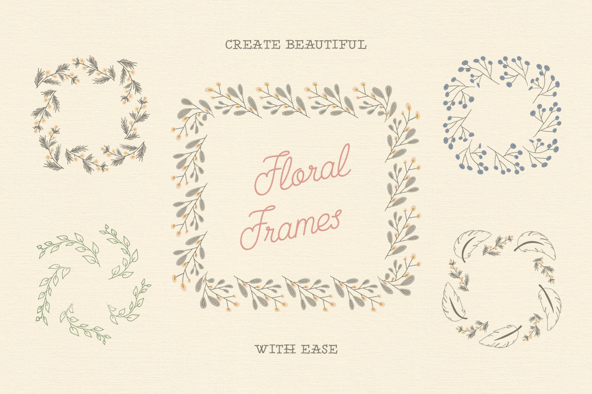 Free Download: Floral Pattern Brushes For Illustrator