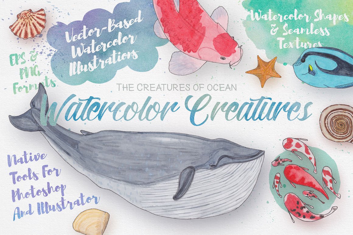 Watercolor Creatures vol.3