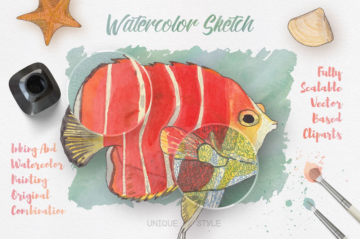 Watercolor Creatures vol.3