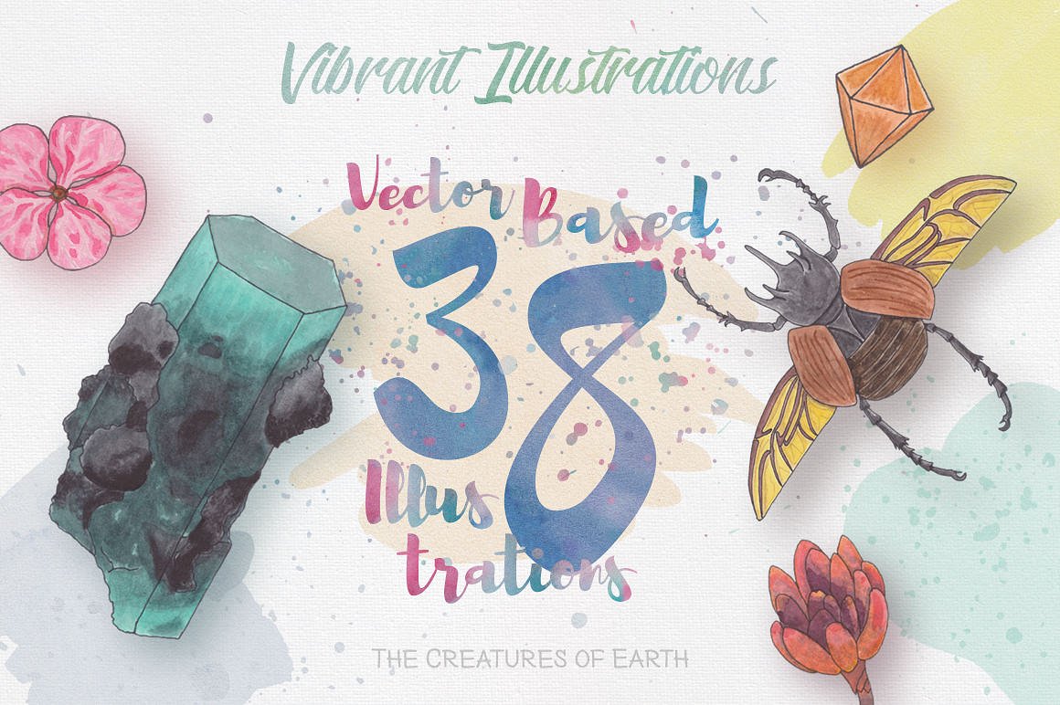 Watercolor Creatures vol.1