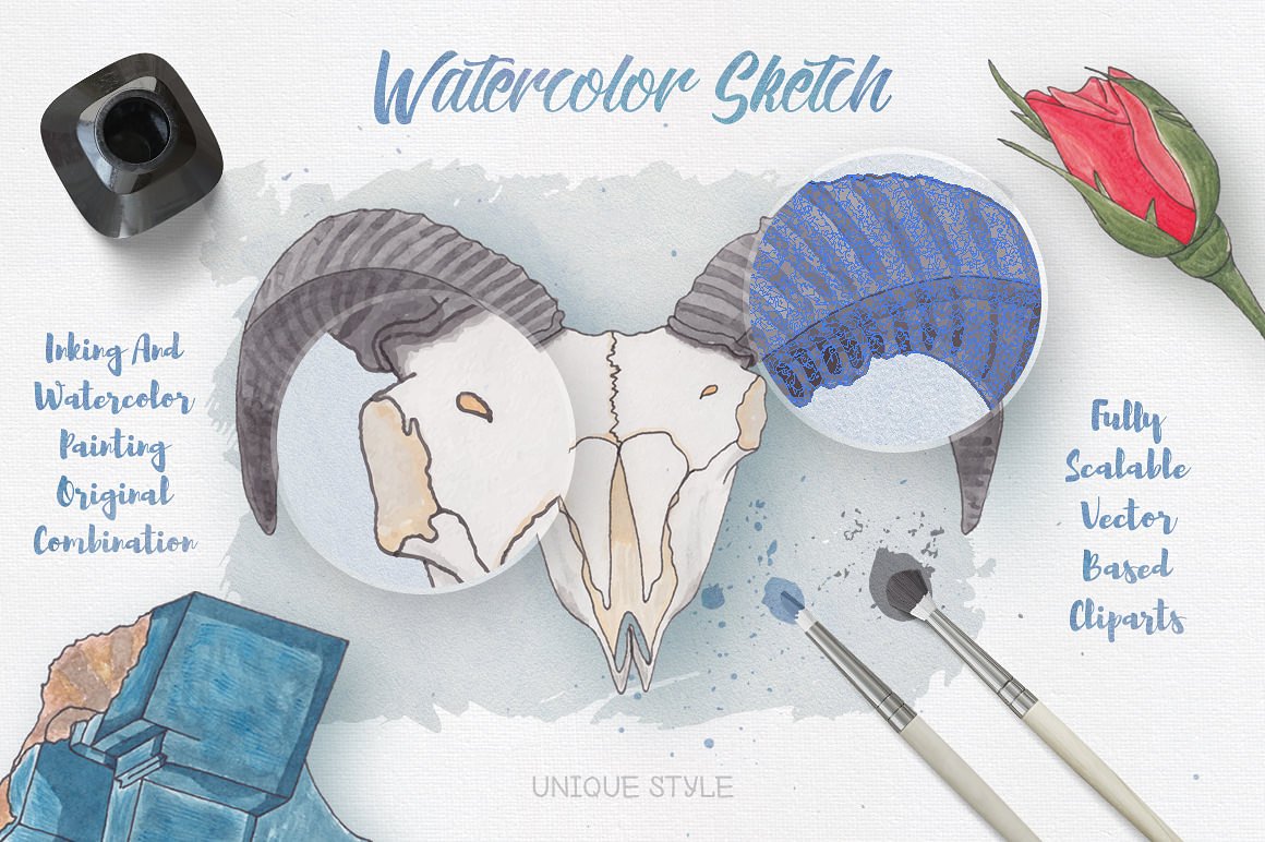 Watercolor Creatures vol.1