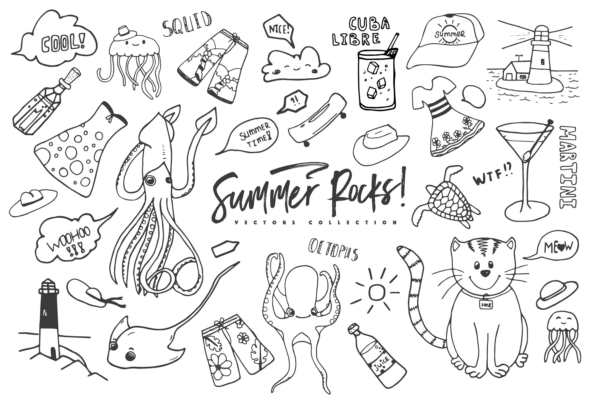 Summer Rocks! Vectors Collection