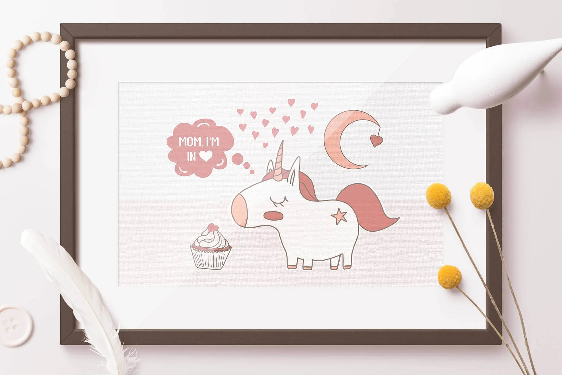 Mom! I'm in Love! Vector Set