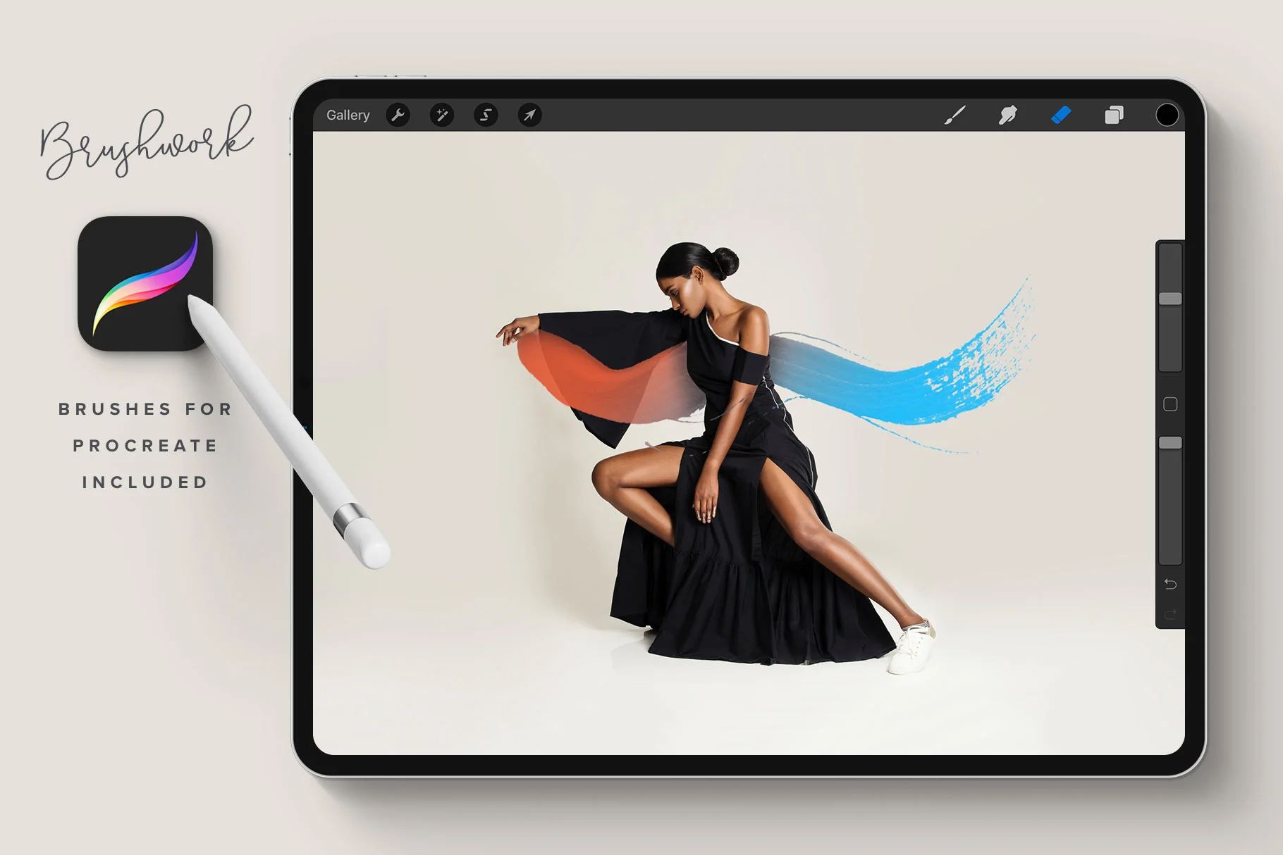 Brushwork: artistic Procreate & Photoshop brushes