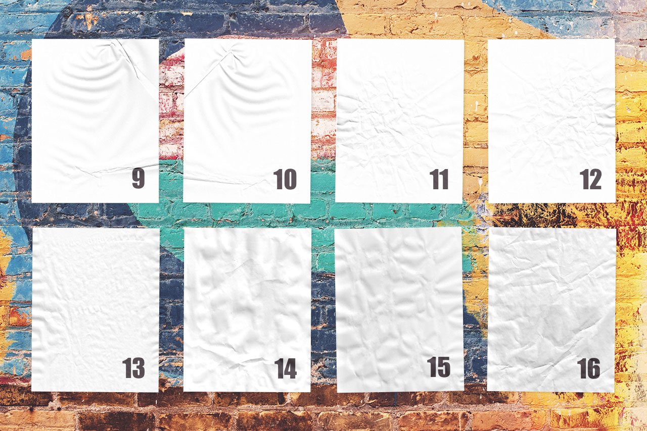 Street Art: Paper Poster Mockups