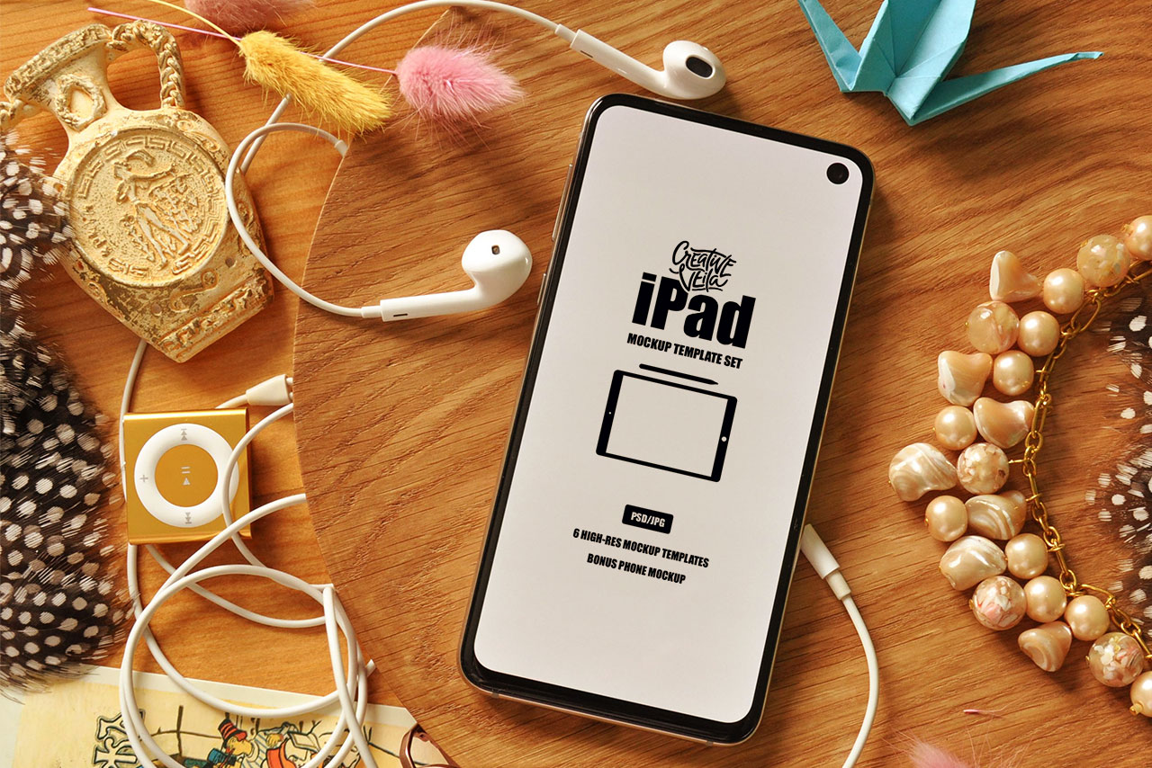 Free iPad Mockup Template Set