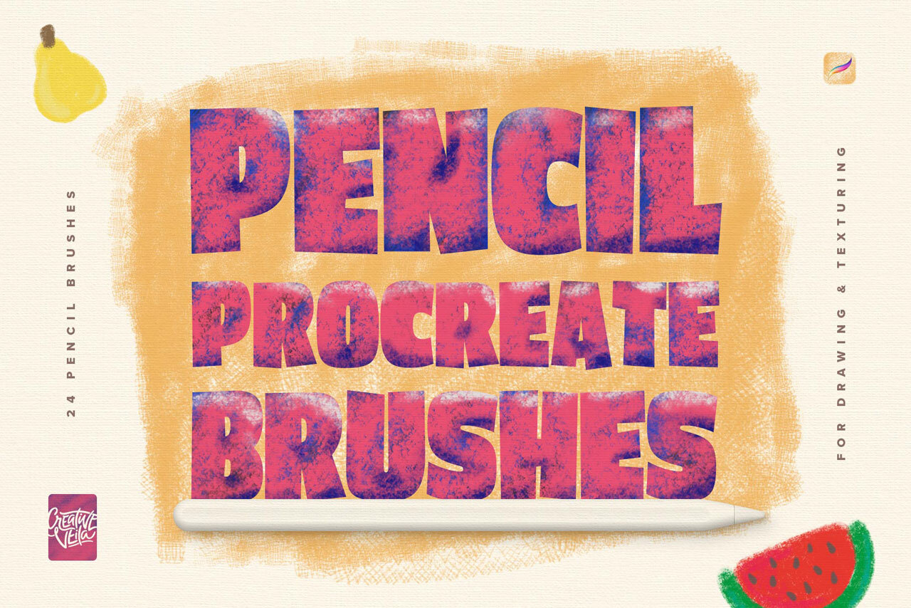 Pencils brushes for Procreate – MasterBundles