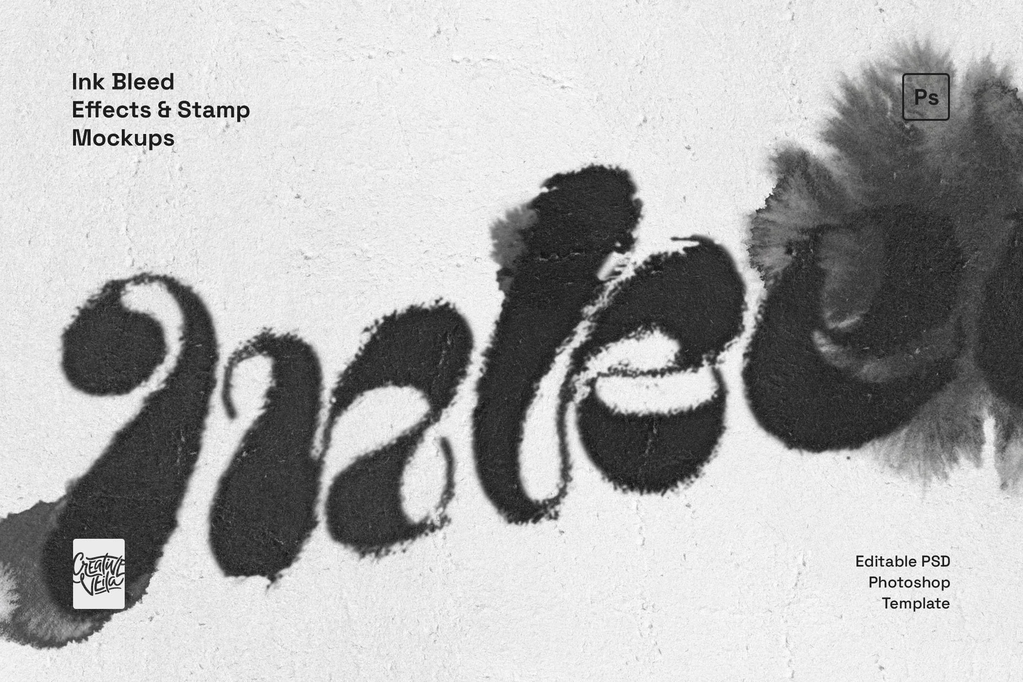 Ink Bleed Effects & Stamp Mockups