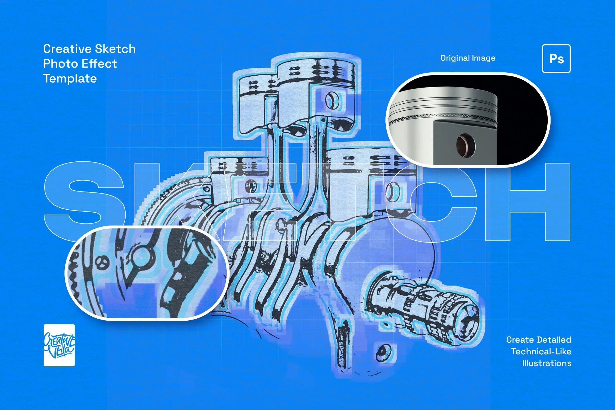 Creative Sketch Photo Effect